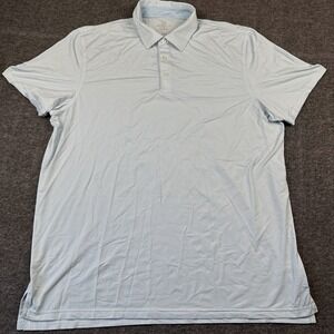 Southern Tide Brrr Polo Shirt Mens 2XL XXL Blue Short Sleeve Performance Stretch